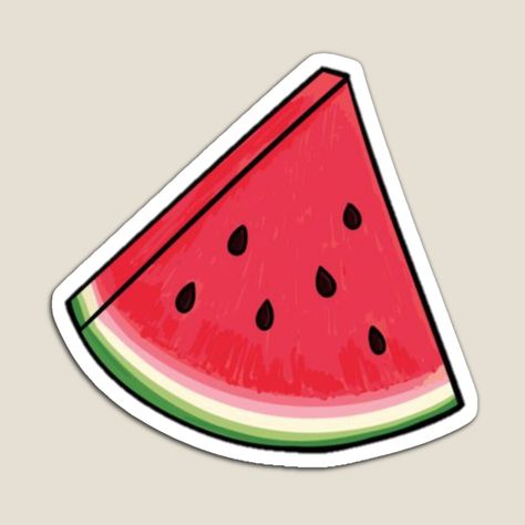 Aesthetic Watermelon, Stiker Macbook, Watermelon Sticker, Summer Bulletin Boards, Stickers Cool, Preppy Stickers, Homemade Stickers, Cute Laptop Stickers, Bubble Stickers