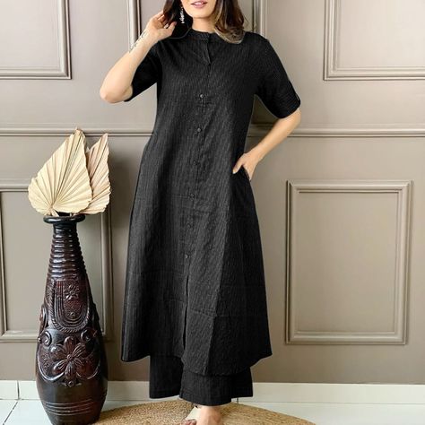 #ethnic #kurta #sareelove #kurtisconner #india #kurtiset #longkurti #trending #fashionblogger #designerkurtis #salwarsuit #gowns #designer #bhfyp #ootd #bridal #indianwedding #dressmaterial #cottonkurtis #designersarees #salwarsuits #top #anarkali #suit #instagram #love #traditional #dupatta #kurtilove #fashionista Katha Work, Kurti Pattern, Full Flared Skirt, A Line Kurti, Kurti Patterns, Long Kurti, Dress Salwar Kameez, Kurtis With Pants, Cotton Bottoms