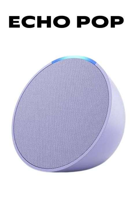 Echo Pop Full sound compact smart speaker with Alexa Small Spaces, Bathroom Office, Smart Speaker, Living Room Bathroom, Room Bathroom, Amazon Echo, Home Gadgets, Bedroom Living Room, Speaker