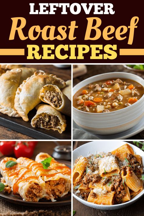 These leftover roast beef recipes are the perfect way to enjoy your meat a second time! From stroganoff to chili to stew, it's easy to make roast beef the star the show again. Keto Leftover Roast Beef Recipes, What To Do With Leftover Roast Beef, Pot Roast Leftovers, Leftover Beef Stew, Leftover Roast Beef Recipes, Leftover Pot Roast, Leftover Roast Beef, Cooking Roast Beef, Sirloin Roast