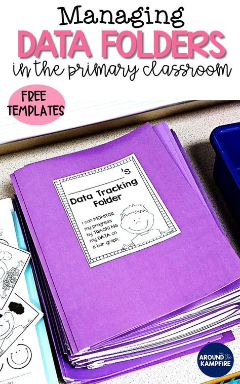 Data Notebooks First Grade, Organisation, First Grade Data Binders, Student Data Tracking Elementary, Student Data Folders, Student Data Binders, Data Folders, Student Data Tracking, Data Binders