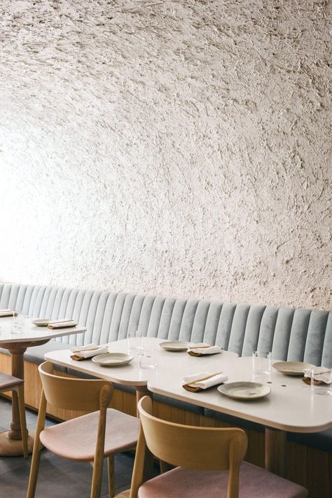 Wood Restaurant, Bar Restaurant Design, Architecture Restaurant, Design Café, Toronto Restaurants, Banquette Seating, Restaurant Concept, Restaurant Tables, Restaurant Interior Design