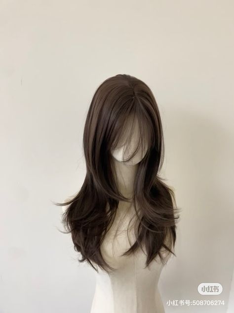 Hairstyles For Long Asian Hair, Long Straight Hair Face Framing Layers, Face Framing Haircut For Long Hair, Pretty Hair Cuts, Hair Stages, Face Framing Hair, Kawaii Hair, Hair Inspiration Long, Layered Haircuts For Medium Hair