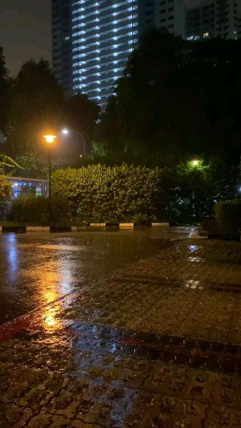 rain at night in 2022 | Rain photography, Beautiful photos of nature, Sky aesthetic Nature, Rain Story Instagram Night, Night Walking Aesthetic, Rain Street, Storm Wallpaper, Sunset Quotes Instagram, Rain Pictures, Rainy Day Aesthetic, Rain Photo