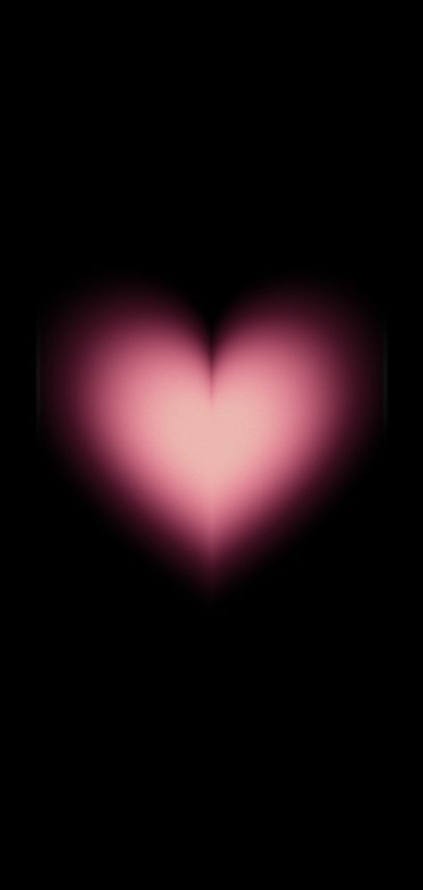 Pink Heart On Black Background, Black With Heart Wallpaper, Black Love Background Wallpaper, Ombre Heart Wallpaper Aesthetic, Pink Heart Black Background Wallpaper, Heart Ombre Wallpaper, Black Wallpaper With Pink Heart, Black Pink Heart Wallpaper, Cute Wallpapers Black And Pink