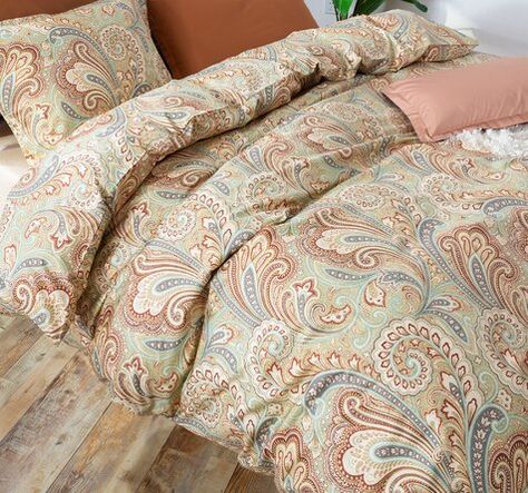 Patchwork, Sweety Pie, Ivory Bedding, Rose Duvet Cover, Bohemian Bedding Sets, Luxury Duvet Cover, Paisley Duvet, Red Home Decor, Luxury Duvet Covers