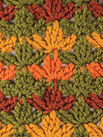 Autumn Crochet Patterns - Maple Leaves Afghan Crochet Pattern Fall Crotchet Blanket, Autumn Crochet Granny Square, Crochet Blanket Advanced, Crochet Afghan Fall Colors, Blanket Crochet Edging, Crochet Boho Afghan, Crochet Ginkgo Leaf Pattern, Woodsy Crochet Blanket, Autumnal Crochet Blanket