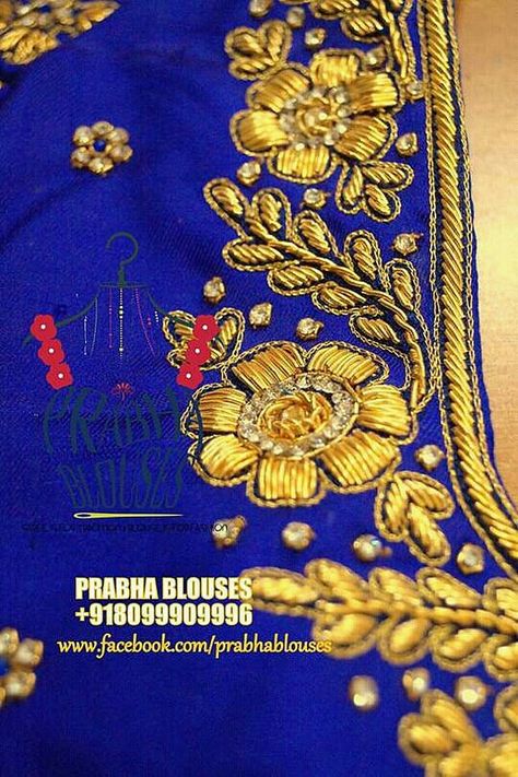 PRABHA BLOUSES Blouse Designs, Prabha Blouses, Saree Bollywood, Aari Work Blouse, Designer Blouse, Aari Work, Work Blouse, Indian Wear, Indian Fashion