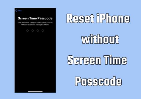 How to factory reset iPhone without Screen Time passcode? Worry not! In this guide, you can learn how to reset iPhone without Screen Time passcode in several ways. How To Turn Off Screen Time, Limiting Screen Time, Unlock Iphone, Fire Tablet, Silly Things, Iphone Hacks, Iphone Screen, How Do I Get, What Can I Do