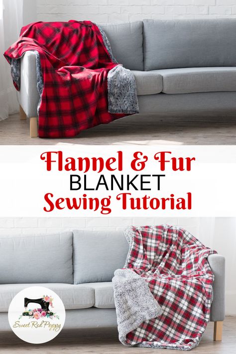 Sew Ins, Syprosjekter For Nybegynnere, Holiday Blankets, Sewing Dress, Beginner Sewing Projects Easy, Fur Blanket, Leftover Fabric, Warm Blankets, Sewing Projects For Beginners