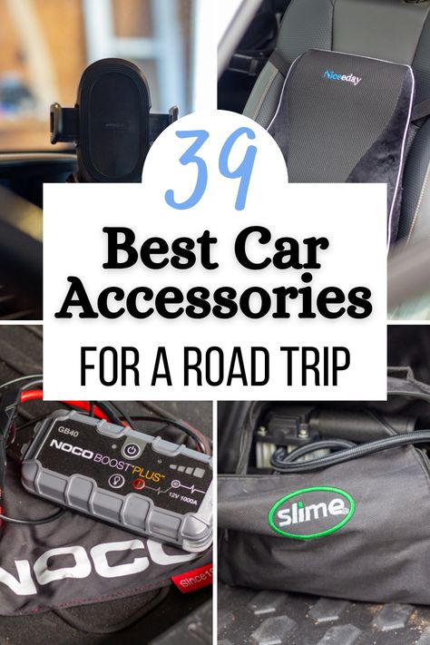 Discover the 39 best car accessories for road trips in 2024 🌟! Our comprehensive guide is filled with amazing gadgets and essential items to make your next adventure on the open road even more enjoyable! 🛣️ Road Trip Accessories, Road Trip Necessities, Smart Car Accessories, Best Car Accessories, Car Care Kit, Must Have Car Accessories, Amazing Gadgets, Trash Can For Car, Road Trip Adventure