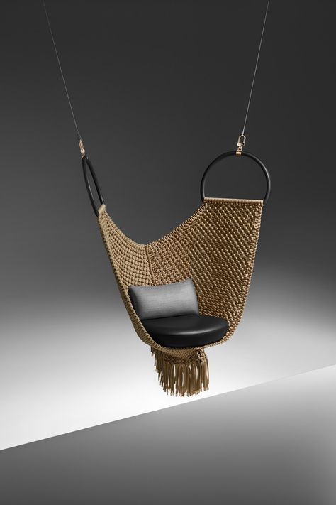 Louis Vuitton Objets Nomades Hanging Chair نباتات منزلية, Desain Furnitur Modern, Hanging Furniture, Smart Tiles, Studio Foto, Patricia Urquiola, Swinging Chair, Unique Furniture, تصميم داخلي