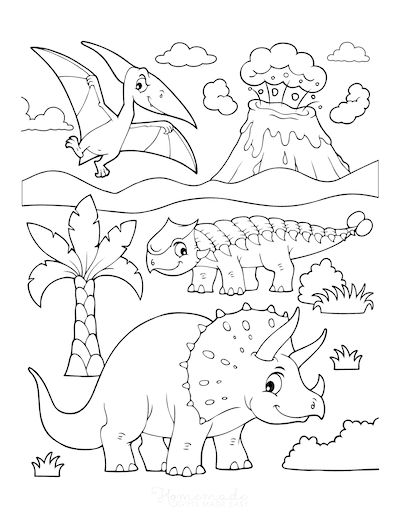 128 Best Dinosaur Coloring Pages | Free Printables for Kids Disney Coloring Pages Printables, Dinosaur Coloring Sheets, Dinosaur Printables, Dinosaur Images, Dinosaur Drawing, Dinosaur Pictures, Dinosaur Coloring Pages, Dinosaur Crafts, Printables Free Kids