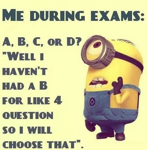 me sitting in class waiting for my teacher to help so i just guess🤣😭 Minions, Photography Quotes Funny, Minion Meme, Minions Humor, Funny Minions, Funny Minion Pictures, Funny Minion Memes, Minion Jokes, Funny Jokes To Tell