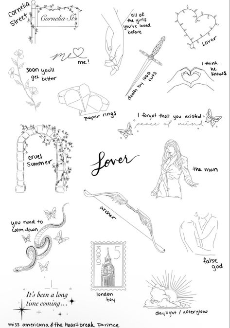 Debut Taylor Swift Tattoo, Cute Taylor Swift Tattoo Ideas, Taylor Swift Heart Hands Tattoo, King Of My Heart Tattoo Taylor Swift, Taylor Swift Tattoo Ideas Small Ttpd, Lover Tattoos Taylor Swift, Quote Tattoos Taylor Swift, Aesthetic Tattoos Taylor Swift, Taylor Swift Flowers Tattoo