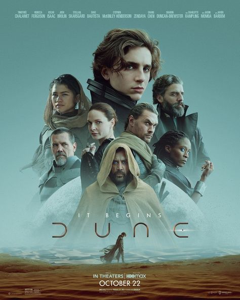 Dune (2021) Movie Posters and Artwork #Dune #movieposters #artwork #textless #fantasy #scifi #horror #drama #adventure #comic Dune Poster, Dune Film, Dune 2021, Resident Evil 5, Dave Bautista, Paul Atreides, Denis Villeneuve, Javier Bardem, Frank Herbert