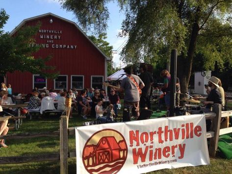 The Remote Winery Near Detroit That's Picture Perfect For A Day Trip Northville Michigan, Apple Wine, Open Mic, Pint Of Beer, Hard Cider, West Michigan, Adult Beverages, Tap Room, Brewing Company