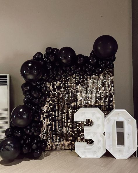 Our client wanted a shiny shimmer backdrop to bring in the 30's and we certainly made it happen 😍✨ 30th Bday Backdrop Ideas, 30th Birthday Backdrop Ideas, Shimmer Backdrop, Birthday Backdrop Ideas, Twenties Party, Bday Shoot, 20s Party, 30th Bday, Dirty 30