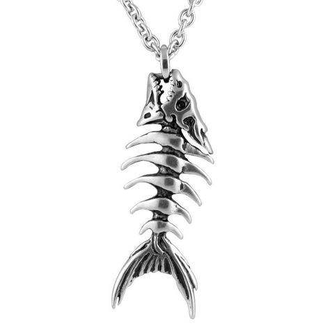 Check out 35monkeys for the coolest jewelry! 🤘 From fish bones to angel wings, we have a necklace for everyone. Our stainless steel jewelry is perfect for any occasion. 😍 Don't miss out on our unique dinosaur pendant. 🦖 Shop now! #jewelry #necklaces #stainlesssteel #uniquefinds #skulls  #eBay #eBayStore #eBaySeller #StainlessSteel #Unknown #Pendant #Necklace #Controse #Bone #Silver #Epoxy #LoveHearts #SkeletonsSkulls #Graduation #Wedding #MothersDay  #Birthday #Love Bones Necklace, Fish Bone Necklace, Skeleton Fish, Fish Bones, Bone Earrings, Fish Necklace, Fish Fish, Bone Necklace, Chain Fashion