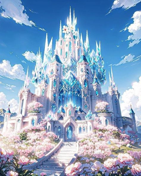 Reborn as the daughter of Qian Daoliu - Chapter 3 : Arrival of the golden finger - Wattpad Fantasy House, Casa Anime, Castle Aesthetic, Fantasy Background, Fotografi Alam Semula Jadi, Fantasy Castle, Fantasy City, Fantasy Places, Lukisan Cat Air