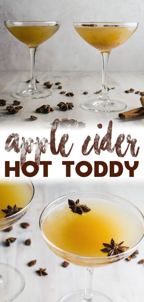 An Apple Cider Hot Toddy is the perfect fall cocktail for many occasions whether you're warming up at a tailgate, brunching, or sitting fireside. Its sweet flavor with a bourbon kick will keep you plenty warm. #AppleCider #Hot #Toddy #Bourbon #Cocktail Hot Toddy, Apple Cider Hot Toddy, Classic Margarita Recipe, Traditional Thanksgiving Recipes, Bourbon Cocktail, Fall Cocktail, After Dinner Drinks, Beverage Recipes, Fall Cocktails