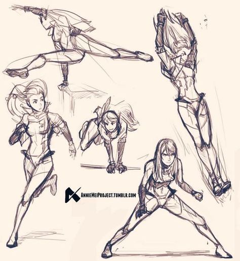 Category: Character Lineup - Character Design Page: Female Action Poses, Running Pose, Couple Drawing, Drawing Body Poses, Action Pose Reference, Sketch Poses, 캐릭터 드로잉, Poses References, Anatomy Drawing