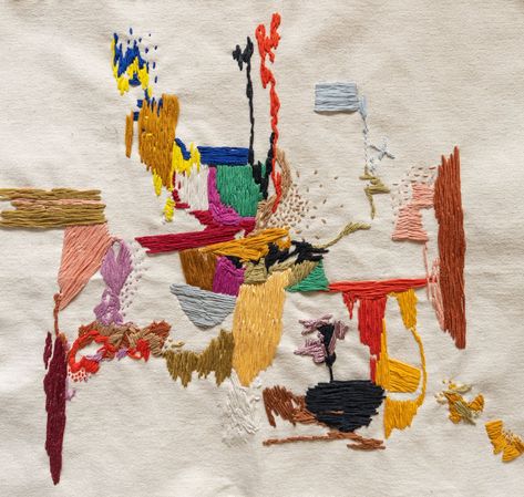 Gallery — Ricey Wright Patchwork, Embroidery On Canvas, Textile Art Embroidery, Abstract Embroidery, Textiles Projects, Textiles Techniques, Textile Fiber Art, Sewing Art, Handmade Quilts