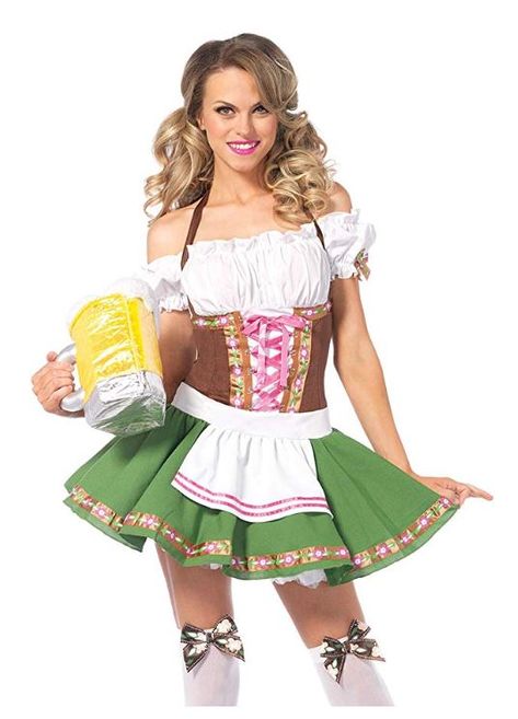 Dirndl, Octoberfest Costume, German Beer Girl, Drindl Dress, Leg Avenue Costumes, Beer Girl Costume, Woman Beer, Oktoberfest Dress, Oktoberfest Costume