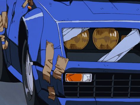 90s retro anime aesthetic looping car gif. check out our blog post compiling all the cars from your favorite aesthetic anime scenes! 50 Aesthetic, Car Gif, Car Animation, Arte 8 Bits, Anime City, Anime Car, New Retro Wave, Street Racing Cars, Old Anime