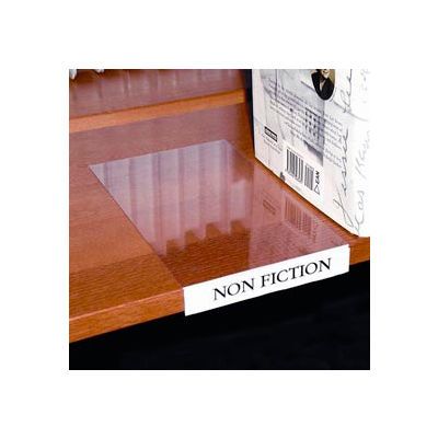 Label Holder, Moveable Shelf, Clear (10 pcs/pkg) Diy Home Library, Movable Book, Library Signage, Shelf Talkers, Library Labels, Movable Shelf, Library Organization, Bin Labels, Storage Labels