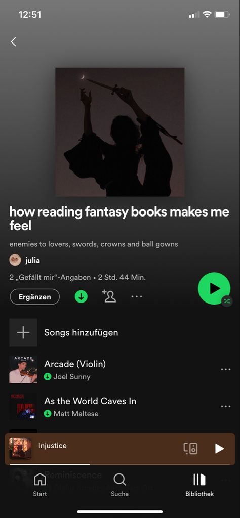 Playlist Based On Books, Book Playlist Names, Book Playlists Spotify, Fantasy Playlist Names, Disney Playlist Name Ideas, Best Spotify Playlists For Every Mood, Book Reading Playlist, Books With Playlists, Spotify Playlist Reading