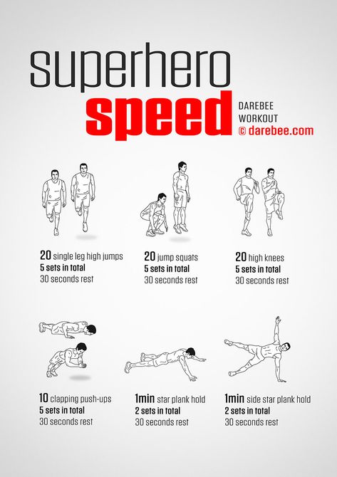 Superhero Speed Workout Rugby Exercises Training, Speed Workouts At Home, Workouts Darebee, Workout Superhero, Sprinter Workout, Rugby Workout, Stamina Workout, Sprint Workout, Superhero Workout