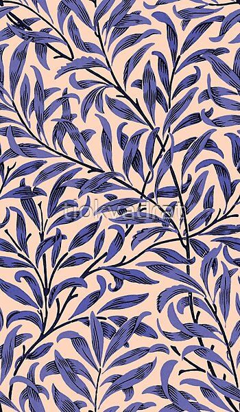 Willow Bough pattern by William Morris, digitally remastered. A vintage floral woven textile pattern by the famous English designer William Morris. A Victorian, art nouveau, Arts and Crafts Movement wallpaper and textile design. tiokvadrat.redbubble.com Arts And Crafts Movement Graphic Design, Arts And Crafts Design Movement, Arts And Crafts Patterns, Arts And Crafts Movement Design, Movement Wallpaper, Craftsman Beach House, Morris Willow Bough, William Morris Willow, Arts And Crafts Aesthetic