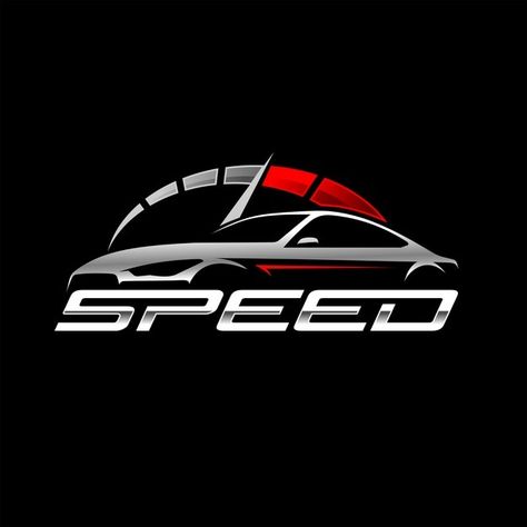 Auto speed logo template | Premium Vector #Freepik #vector #logo #business #car #design Redium Design, Transport Logo, Sports Car Logos, Speed Logo, Mechanics Logo, Garage Logo, Car Advertising Design, Car Logo Design, Automotive Logo Design