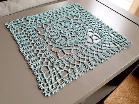 Amigurumi Patterns, Square Doily, Crochet Thread Size 10, Different Crochet Stitches, Crochet Lace Doily, Handmade Gifts For Friends, Crochet Heart Pattern, Irish Lace Crochet, Fun Crochet Projects