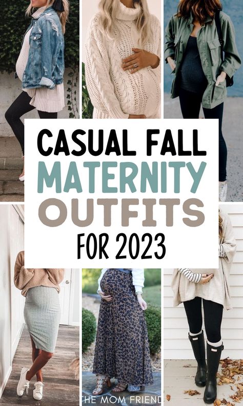Fall maternity outfits for 2023. Maternity Winter Dress Outfit, Fall Looks For Pregnant Women, 2023 Fall Fashion Trends Maternity, Fall Maternity Outfits 3rd Trimester, Fall Maternity Outfits Third Trimester, Fall Work Maternity Outfits, Maternity Fall And Winter Outfits, Maternity Casual Outfits Fall, Maternity Capsule Wardrobe 2023