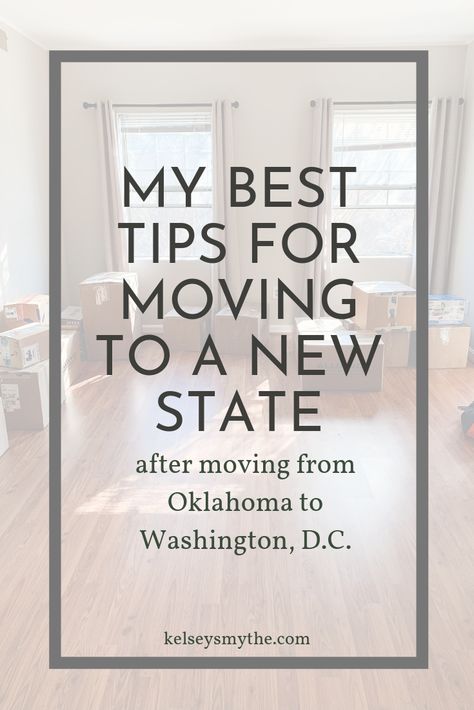 I compiled my best tips for moving to a new state after reflecting on our move from Oklahoma to Washington, D.C. 6 months ago. Moving cross-country is always more stressful and difficult than it has to be and there are a LOT of unknowns. Hopefully this list will help you feel better prepared for things that will likely come up during your move to a different state. College Checklist, Moving Across Country Tips, Moving Day Checklist, Tips For Moving Out, Moving Timeline, Moving Across Country, Moving Hacks Packing, Planning A Move, Moving To Another State