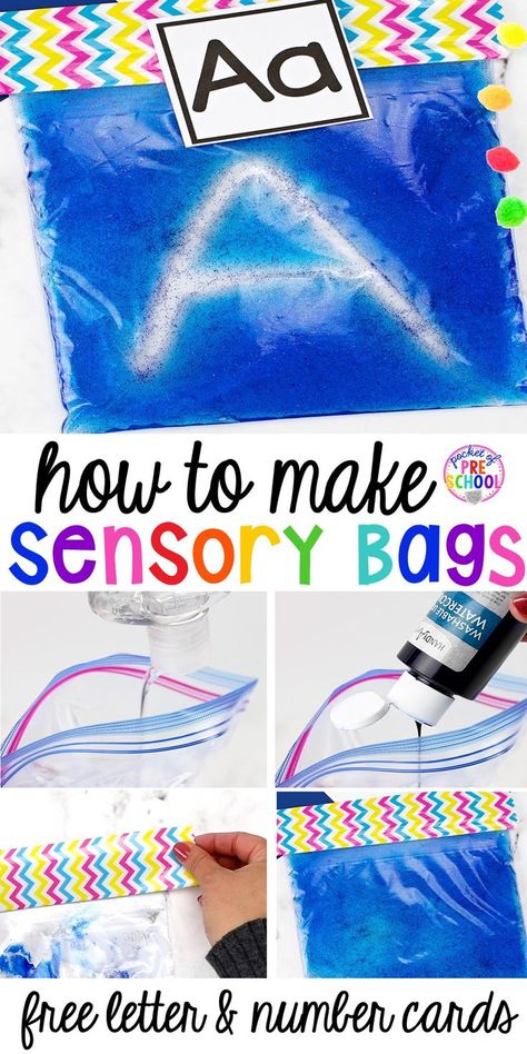 Three Year Old Activities, Two Year Old Activities, Sensory Activities For Preschoolers, Pocket Of Preschool, Shark Activities, Maluchy Montessori, Sensory Bag, Sensory Bags, Sensory Ideas