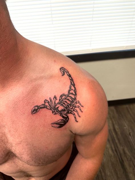 Patchwork, Scorpion Men Tattoo, Mountains Above Knee Tattoo, Scorpion Chest Tattoo Men, Mens Scorpion Tattoo, Scorpion Tattoo Shoulder, Men S Tattoo Chest, Scorpion Tattoo Design Men, Scorpion Tattoo On Back