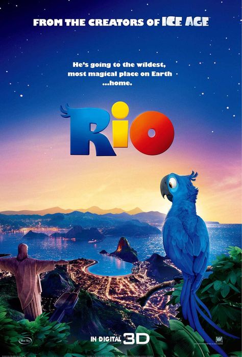 Rio Film Rio, Rio Movie, Blue Sky Studios, Rio 2, Movie Covers, Kids' Movies, Arte Disney, Kid Movies, 2 Movie