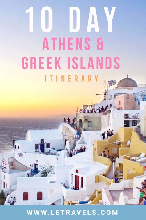 Athens and Greek Islands Itinerary | Travel tips for an incredible 10 day trip to Greece | Greece Paros, Greek Islands To Visit, Greek Island Hopping, Trip To Greece, Greece Itinerary, Greek Vacation, Greece Honeymoon, Best Greek Islands, Greek Travel