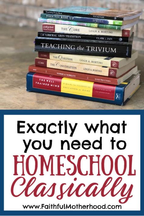 Do you want a classical education for your kids but you don't know where to start? This is an outstanding Christian Classical Education Reading List from a seasoned homeschool mom. Discover where to go for the information that you need to start homeschooling your children today! | Classical Homeschool | Classical Education Curriculum | Classical Education Homeschool | Classical Conversation | Classical Education Homeschool ideas | Classical Education Homeschool Scope & Sequence | Classical Education Homeschool, Classical Education Curriculum, Classical Conversations Foundations, Classical Homeschool, Start Homeschooling, Life Science Activities, Homeschool Books, Homeschool Education, Homeschool Reading