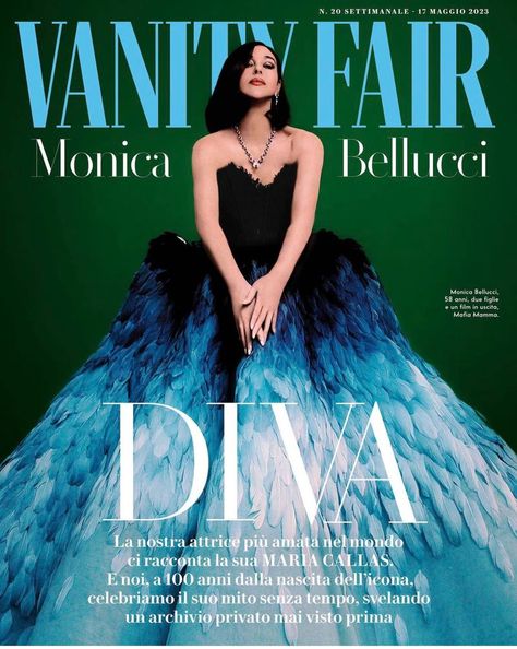 Vanity Fair Italia May 2023 Cover with Monica Bellucci (Vanity Fair Italia) Magazine Covers, Monica Bellucci, Vanity Fair Magazine, Photography Magazine Cover, Fashion Project, May 2023, Vanity Fair, Magazine Cover, Tapas
