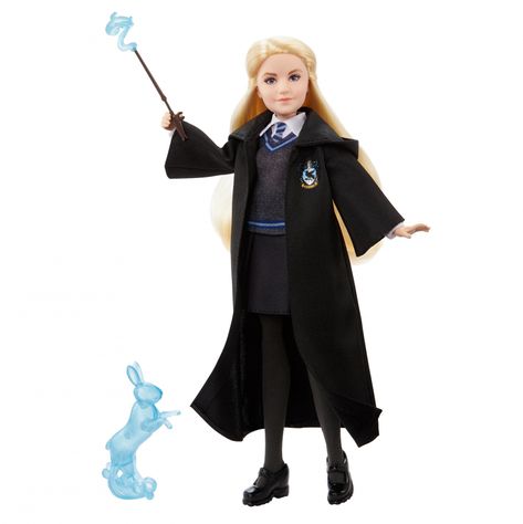 New Harry Potter dolls from Mattel: Draco Malfoy and Luna Lovegood in school outfits - YouLoveIt.com Luna Lovegood, Baguette, Luna Lovegood Patronus, Luna Lovegood Doll, Luna Lovegood Style, Harry Potter Luna, Harry Potter Toys, Harry Potter Patronus, Harry Potter Dolls