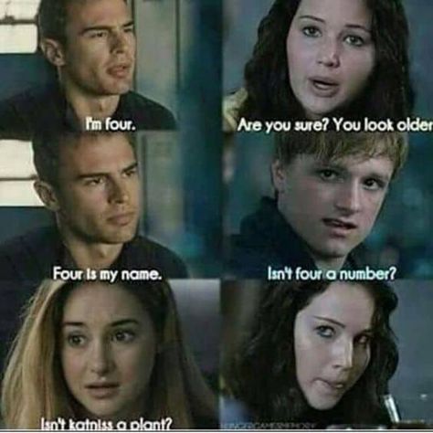 Divergent Memes, Divergent Hunger Games, Divergent Fandom, Hunger Games Memes, Divergent Funny, Hunger Games Quotes, Beau Film, Hunger Games Fandom, Hunger Games Humor