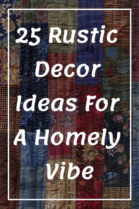 Discover 25 charming rustic decor ideas to bring a cozy and inviting vibe to your home. From warm wooden accents to vintage pieces, these decorating ideas will help you create a homely atmosphere that exudes comfort and style. Whether you're looking to revamp your living room, bedroom, or kitchen, these rustic decor ideas will inspire you to infuse charm and character into every corner of your space. American Rustic Decor, Ideas For Small Rooms Decorating, Canadian Home Decor, Rustic Walls Ideas Farmhouse Style, Rustic Bedroom Accent Wall Ideas, Rustic Elegant Home Decor, Bohemian Rustic Decor, Cabin Decoration Ideas, Cabin Diy Projects