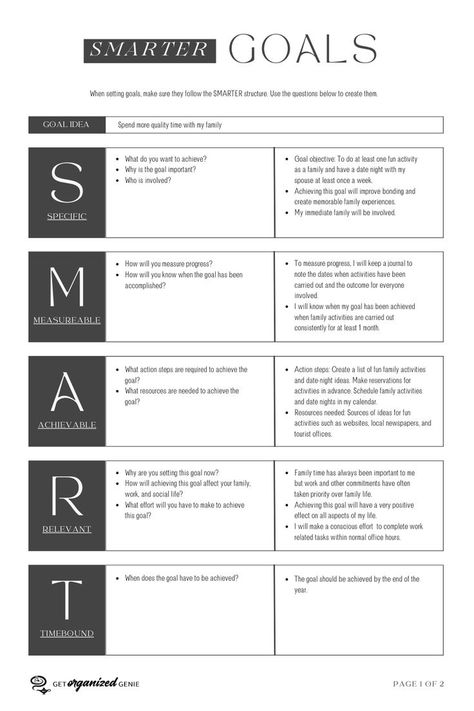 Smarter goals worksheet Organisation, Smarter Goals, Smart Goals Worksheet, Tenk Positivt, Smart Goals Template, Goals Template, Goals Worksheet, Goal Board, Life Binder