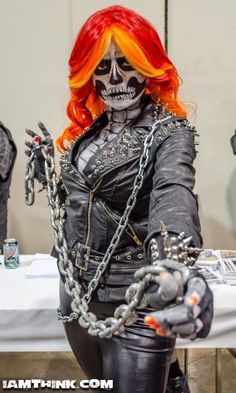 Couture, Ghost Rider Costume, Crazy Clown, Enclosed Trailer, Cute Couple Halloween Costumes, Rule 63, Disfraces Halloween, Marvel Cosplay, Fantasias Halloween