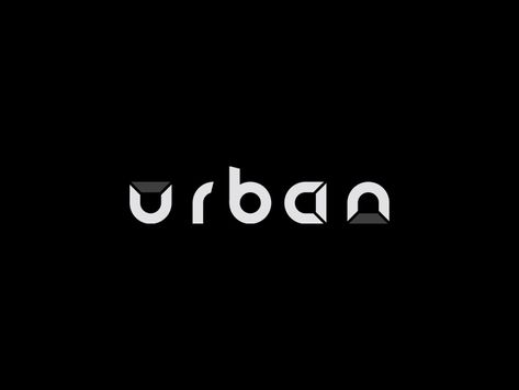 Urban by Olya Bo  On  Dribble Urban Logo Design Ideas, Urban Logo Design, Roof Logo, Logo Design Real Estate, Unique Business Names, Logo House, Urban Logo, Logos Vintage, Architecture Residential