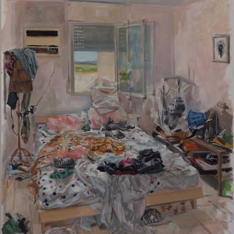 Messy Bedrooms – REBECCA HARP Croquis, Messy Room Painting, Messy Bedroom Ideas, Painting Of Bedroom, Art Essay, Messy Bedroom, Bedroom Scene, Bedroom Drawing, Personal Investigation